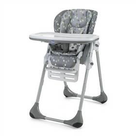 Jídelní židlička Chicco POLLY NEW 2v1 marty šedá