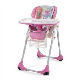 Jídelní židlička Chicco POLLY NEW 2v1 princess růžová