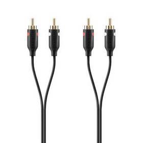Kabel Belkin audio 2RCA, 2m (F3Y098bf2M) černý