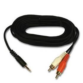 Kabel Belkin audio Jack 3,5mm - 2RCA, 10m (F8V3013cp10M-G) černý