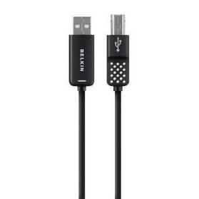 Kabel Belkin USB 2.0 A - B, 3,3m (F2CU004eb11G-AP) černý/šedý