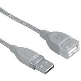 Kabel Hama USB A-A, 3m (45040) šedý