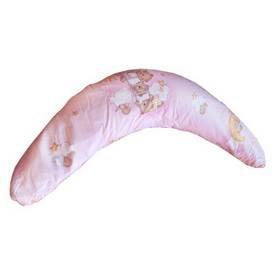 Kojící polštář Cosing multifunkční 140 x 30 cm růžový