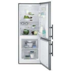 Kombinace chladničky s mrazničkou Electrolux EN2401AOX šedá/nerez