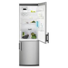 Kombinace chladničky s mrazničkou Electrolux EN3450COX šedá
