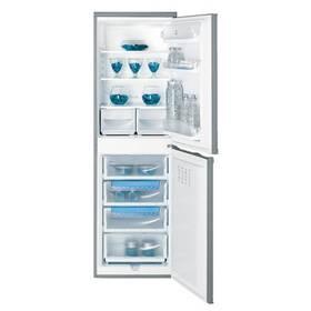 Kombinace chladničky s mrazničkou Indesit Giugiaro CAA 55 NX nerez