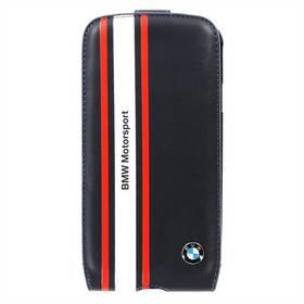Kryt na mobil BMW Motorsport Edition flip pro Samsung Galaxy S4 (i9505) (311646) černý