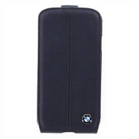 Kryt na mobil BMW Signature Edition flip pro Samsung Galaxy S4 (i9505) (311547) modrý