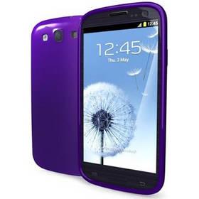 Kryt na mobil Celly Gelskin pro Samsung Galaxy S III fialový