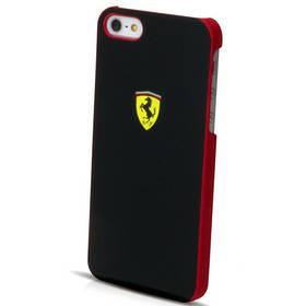 Kryt na mobil Ferrari Scuderia pro Apple  iPhone 5 (FESCHCP5BL) černý/červený