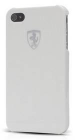 Kryt na mobil Ferrari Scuderia pro Apple iPhone 5 (FESIHCP5WH) bílý