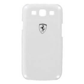 Kryt na mobil Ferrari Scuderia pro Samsung Galaxy S3 (i9300) (307731) bílý