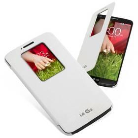 Kryt na mobil LG Quick Window S-view flip pro G2 (CCF-240G.AGEUWH) bílý