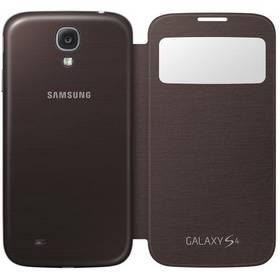 Kryt na mobil Samsung EF-CI950BAEG flip S-view pro Galaxy S4 (i9505) (EF-CI950BAEGWW) hnědý
