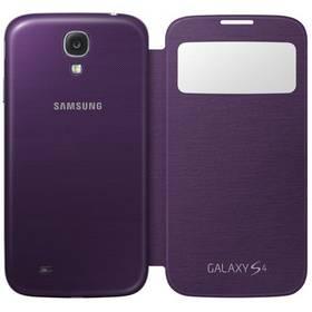 Kryt na mobil Samsung EF-CI950BVEG flip S-view pro Galaxy S4 (i9505) (EF-CI950BVEGWW) fialový