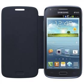 Kryt na mobil Samsung EF-FI826BL flip pro Galaxy Core Duos (i8262) (EF-FI826BLEGWW) modrý (Náhradní obal / Silně deformovaný obal 4486009515)