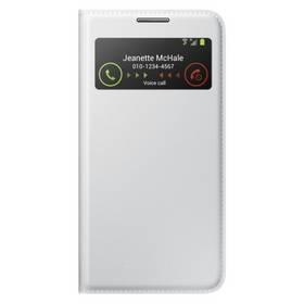 Kryt na mobil Samsung EF-MI950BW flip S-view pro Galaxy S4 (i9505) (EF-MI950BWEGWW) bílý