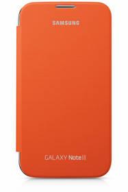 Kryt na mobil Samsung EFC-1J9F flip pro Galaxy Note 2 (N7100) (EFC-1J9FOEGSTD) oranžový