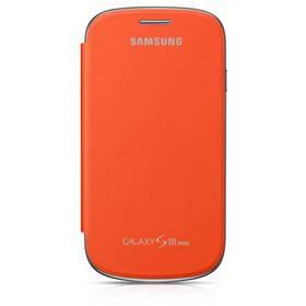 Kryt na mobil Samsung EFC-1M7F flip pro Galaxy S III mini (i8190) (EFC-1M7FOEGSTD) oranžový