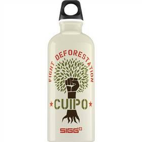 Láhev na pití Sigg Cuipo Cuipo Fight Deforestation 0,6 L bílá
