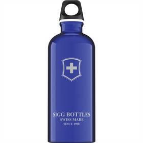 Láhev na pití Sigg Swiss Emblem Swiss Emblem Dark Blue 0,6 L modrá