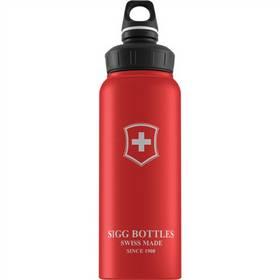 Láhev na pití Sigg Swiss Emblem Swiss Emblem WMB Red Touch 1,0 L červená