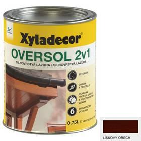 Lazura na dřevo Xyladecor Oversol 2v1 lískový ořech, 0,75