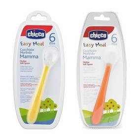 Lžíce Chicco silikon Soft 6+