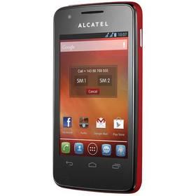 Mobilní telefon ALCATEL ONETOUCH S´Pop 4030D Dual Sim - Cherry red (4030D-2BALCZ1)