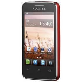Mobilní telefon ALCATEL ONETOUCH Tribe 3040D Dual Sim - Cherry red (3040D-2BALCZ1) (rozbalené zboží 8214024596)