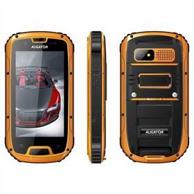 Mobilní telefon Aligator RX430 eXtremo Dual Sim (ARX430BO) černý/oranžový