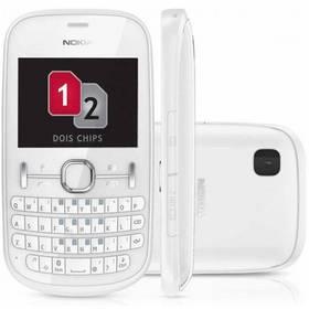 Mobilní telefon Nokia Asha 200 Dual Sim bílý