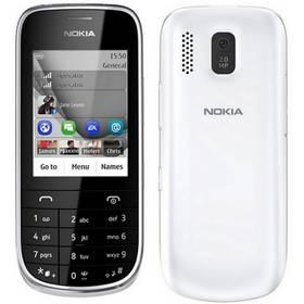 Mobilní telefon Nokia Asha 202 Dual Sim (A00005141) stříbrný/bílý