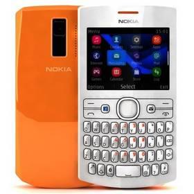 Mobilní telefon Nokia Asha 205 Dual Sim (0023H21) bílý/oranžový (vrácené zboží 8214026444)
