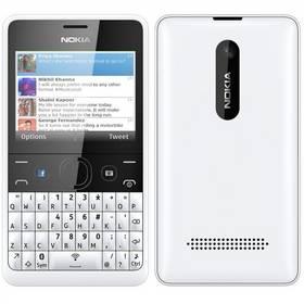 Mobilní telefon Nokia Asha 210 Dual Sim (A00013523) bílý