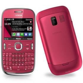 Mobilní telefon Nokia Asha 302 (A00004639) červený
