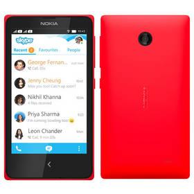 Mobilní telefon Nokia X Dual Sim (A00018274) červený
