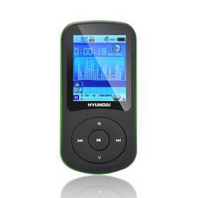 MP3 přehrávač Hyundai MPC 401 FM, 2GB černý/zelený (vrácené zboží 2100017262)