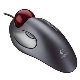 Myš Logitech TrackMan Marble (910-000808) stříbrná