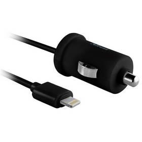 Nabíječka do auta Trust 12W (5V/2,1A) + kabel Lightning pro iPhone/iPad (19161) černý