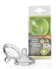 Náhradní savička Tommee Tippee C2N ANTI-COLIC, rychlý průtok 6+, 2ks