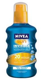 Neviditelný sprej na opalování Nivea SUN F20, 200ml