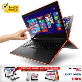 Notebook Lenovo IdeaPad Flex 14 Touch (59404795) černý/oranžový
