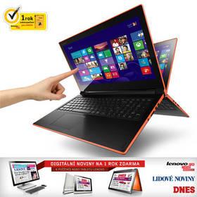 Notebook Lenovo IdeaPad Flex 15 Touch (59393150) černý/oranžový