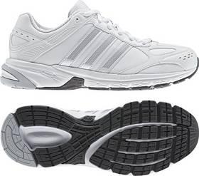 Obuv Adidas Duramo 4 Lea W - vel. 5,5 UK stříbrná/bílá