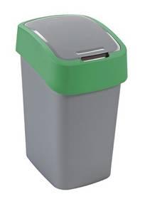 Odpadkový koš Curver 02170-P80 Flipbin 10 l šedo-zelený šedý/zelený