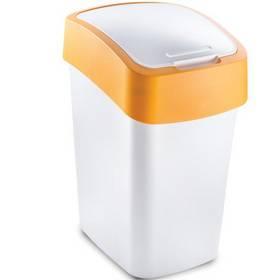 Odpadkový koš Curver Flipbin 02170-728 bílý/oranžový