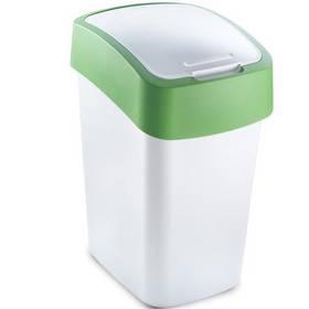 Odpadkový koš Curver Flipbin 02171-706 bílý/zelený