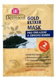 Omlazující maska s kaviárem (Gold Elixir Caviar Face Mask) 2 x 8 g