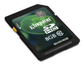 Paměťová karta Kingston SDHC 8GB Class10 (SD10V/8GB)